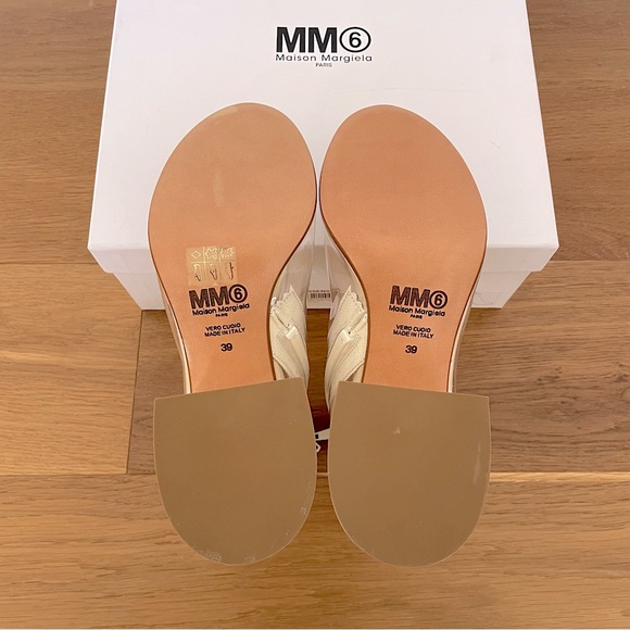 MM6 Maison Margiela SSENSE Exclusive Transparent PVC Flare Heel Boots, IT39 - Picture 8 of 13